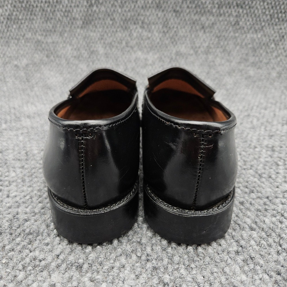 G.H. Bass Men's 9 Black Loafers Weejuns Kiltie Bit Moccasin Dress Shoes Classic - Picture 7 of 9